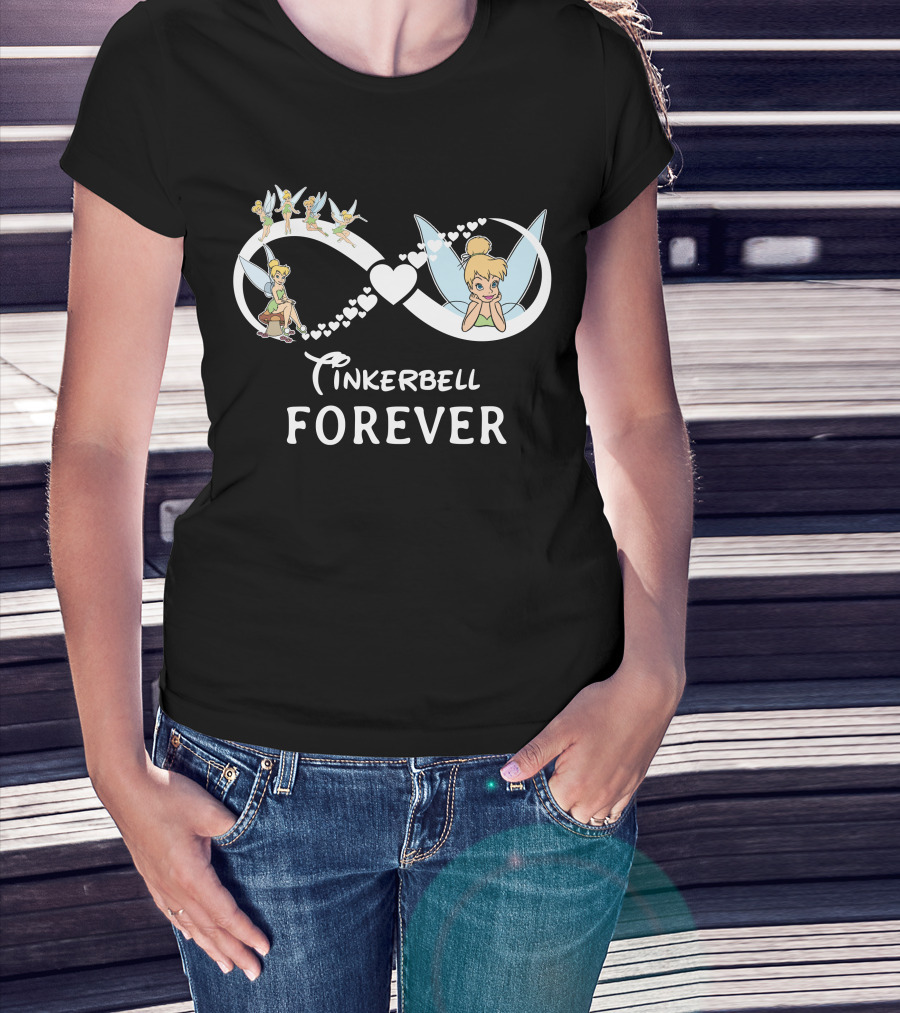 Tinkerbell Forever Infinity Heart Collection T-Shirt