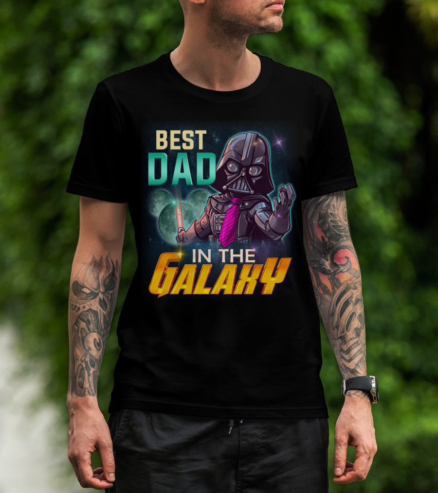 Best Dad In The Galaxy Darth Vader T-Shirt