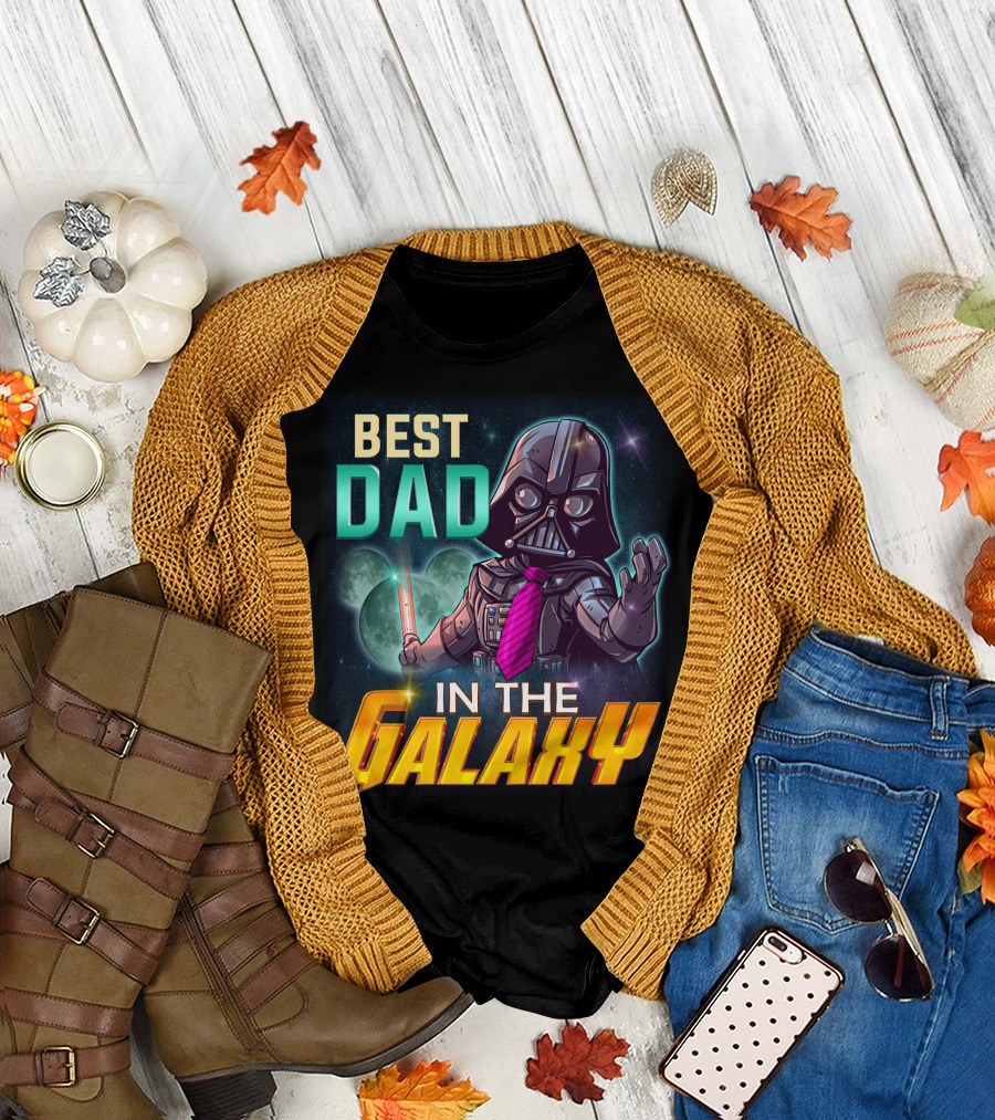 Best Dad In The Galaxy Darth Vader T-Shirt