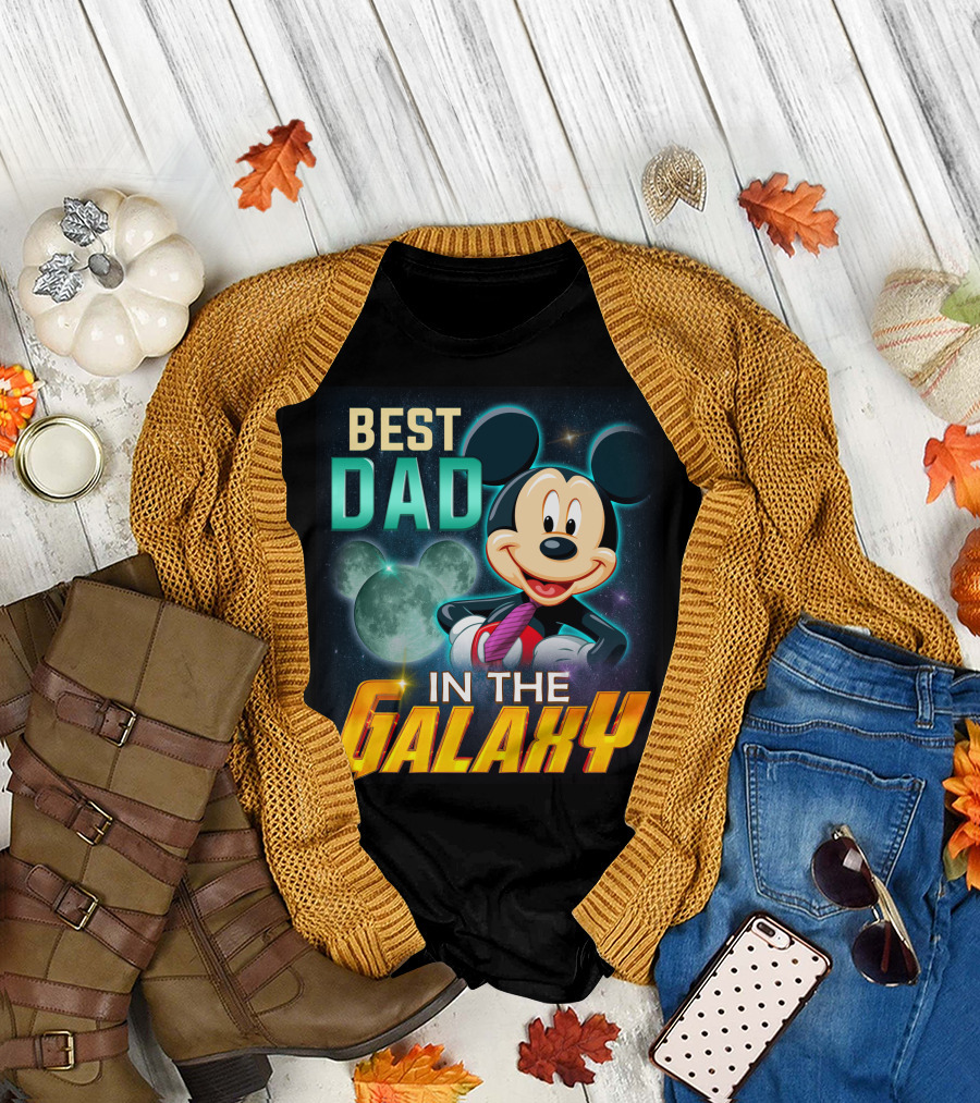 BEST DAD MICKEY IN THE GALAXY T-Shirt