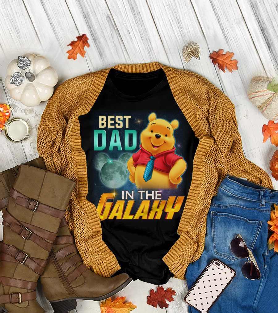 BEST DAD IN THE GALAXY POOH T-Shirt
