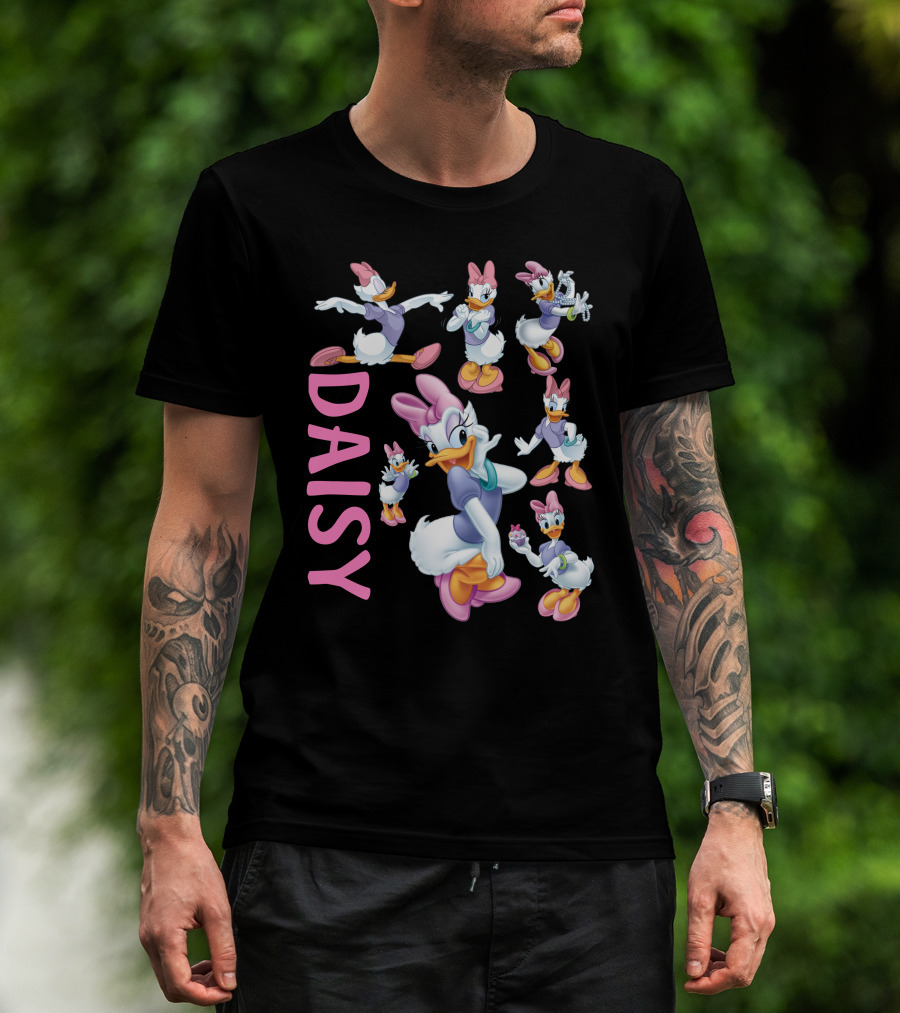 Daisy Duck Multiple Poses Character Compilation T-Shirt