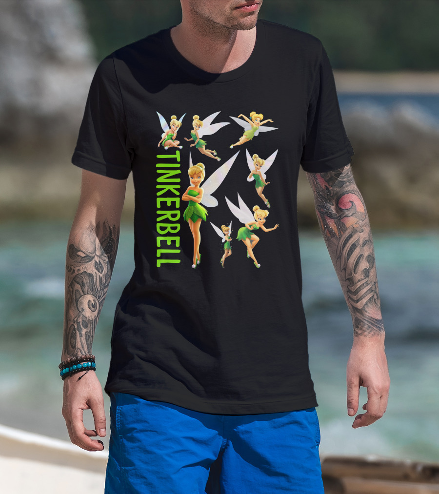 Tinker Bell Magical Fairy Collection Disney Character Ensemble T-Shirt