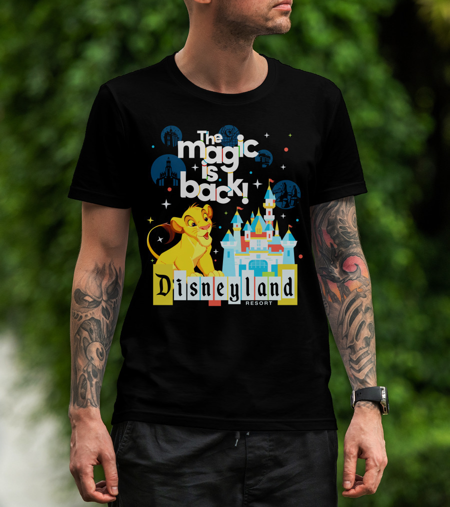 The Magic Is Back Disneyland Resort Simba Lion King T-Shirt