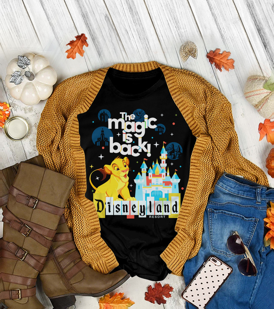 The Magic Is Back Disneyland Resort Simba Lion King T-Shirt