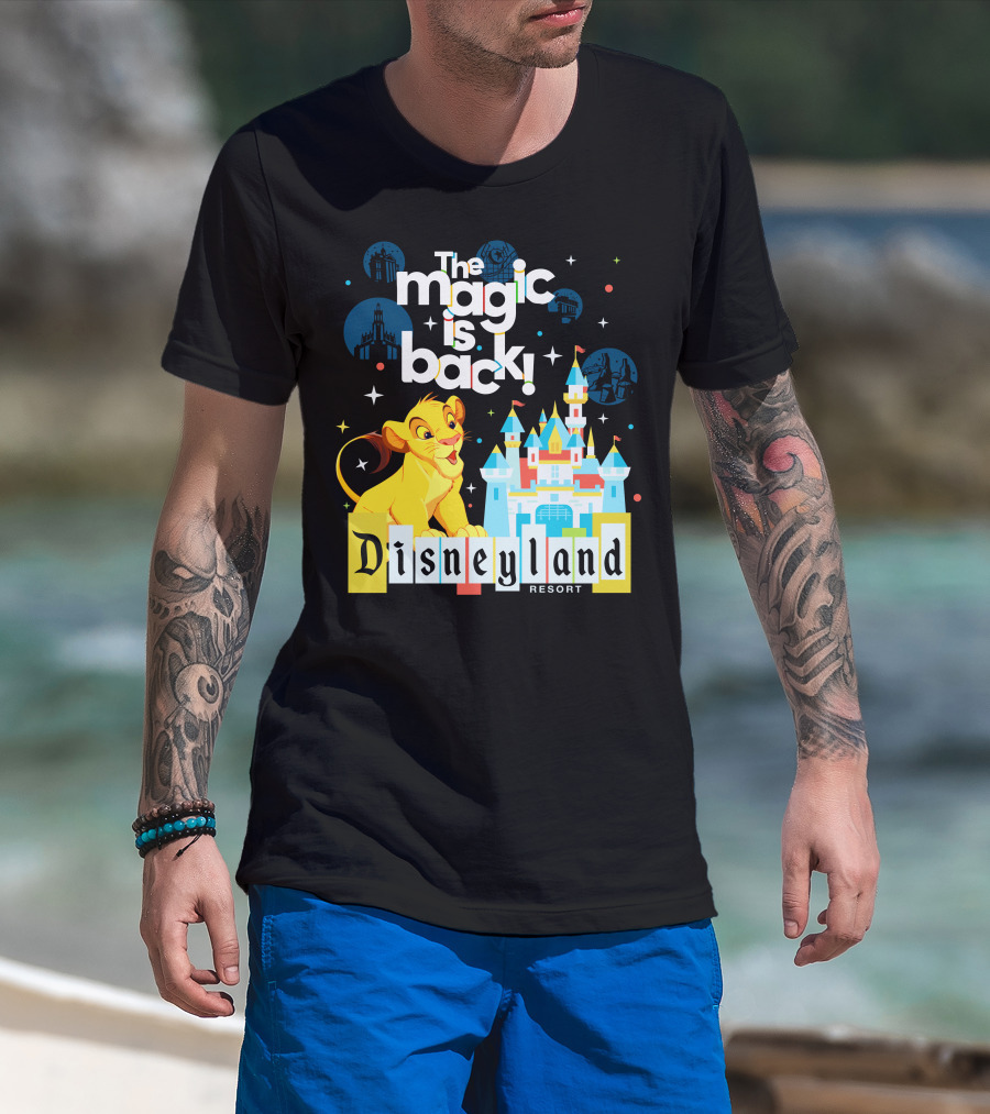 The Magic Is Back Disneyland Resort Simba Lion King T-Shirt