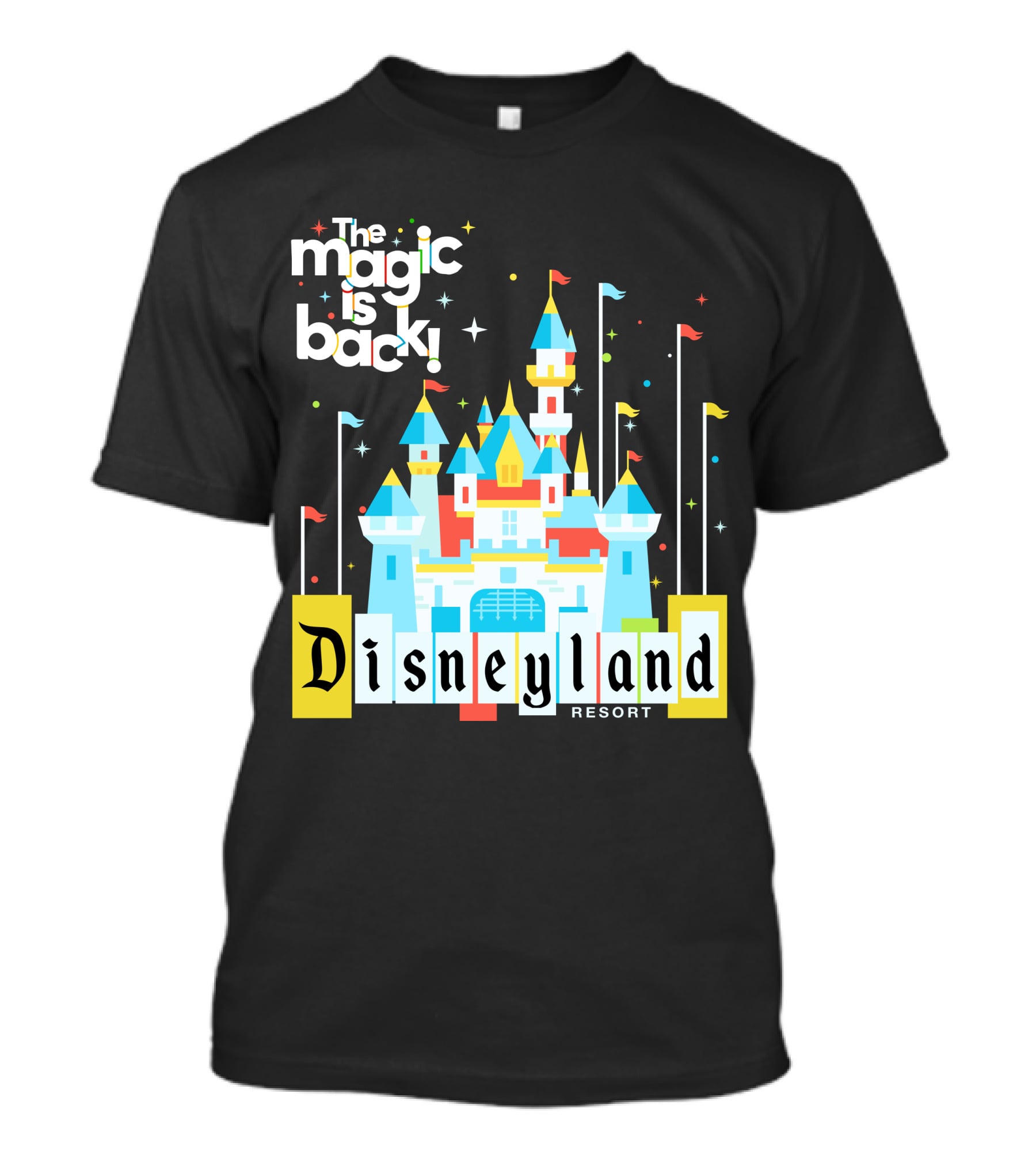 The Magic Is Back Disneyland Resort Castle T-Shirt
