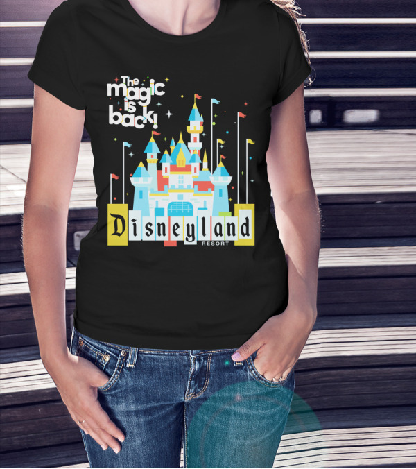 The Magic Is Back Disneyland Resort Castle T-Shirt