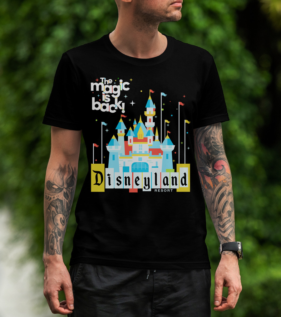 The Magic Is Back Disneyland Resort Castle T-Shirt