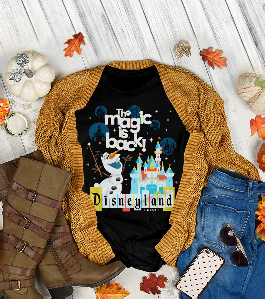 The Magic is Back Olaf Disneyland Resort T-Shirt