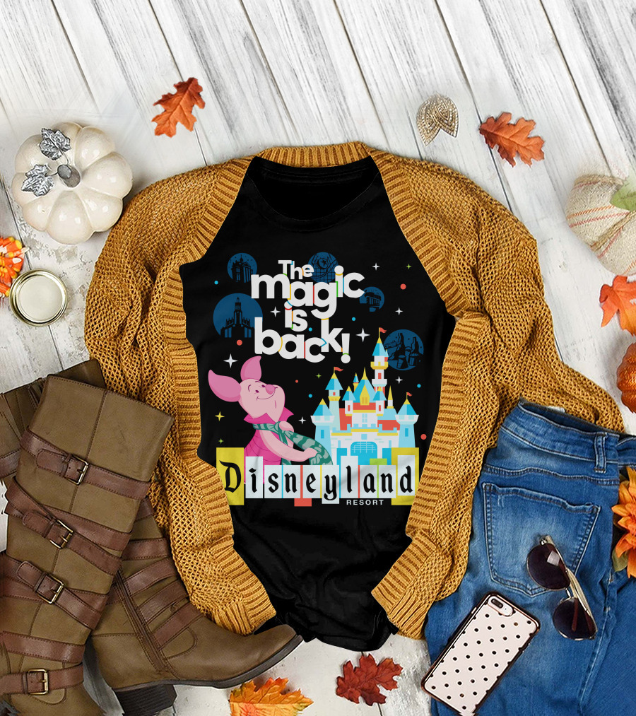 The Magic is Back Piglet Disneyland Resort T-Shirt