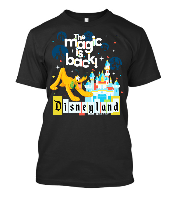 The Magic Is Back Pluto Disneyland Resort T-Shirt