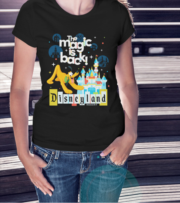 The Magic Is Back Pluto Disneyland Resort T-Shirt