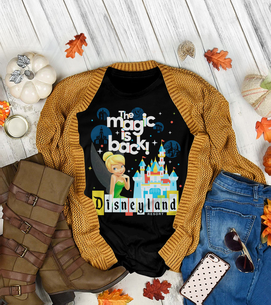 The Magic is Back Tinker Bell Disneyland Resort T-Shirt