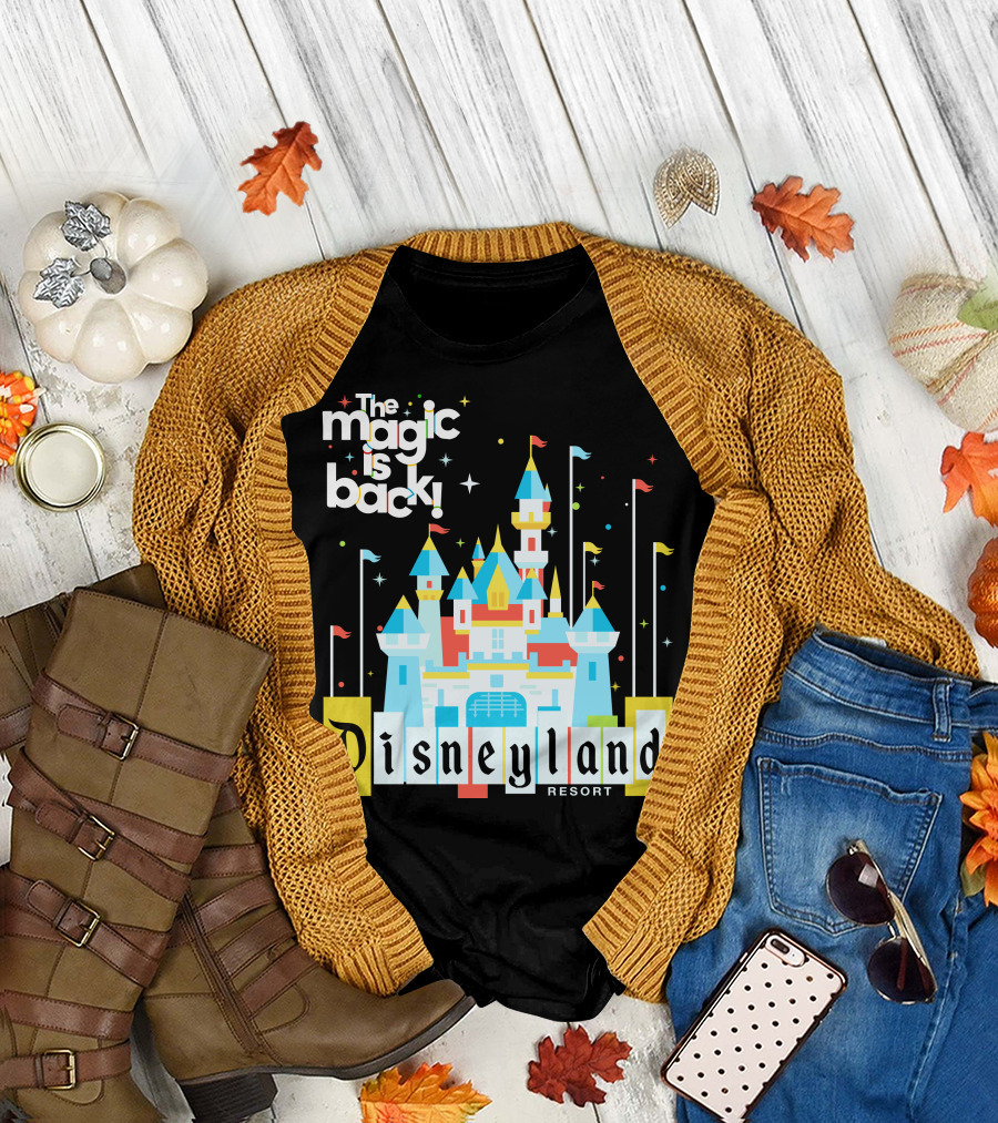 Disneyland Resort The Magic Is Back Castle T-Shirt
