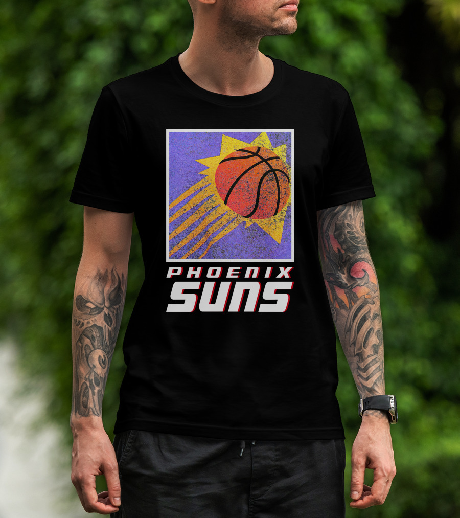 Phoenix Suns Basketball Vintage Style Retro T-Shirt