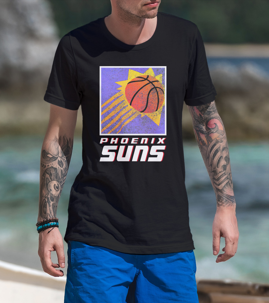 Phoenix Suns Basketball Vintage Style Retro T-Shirt