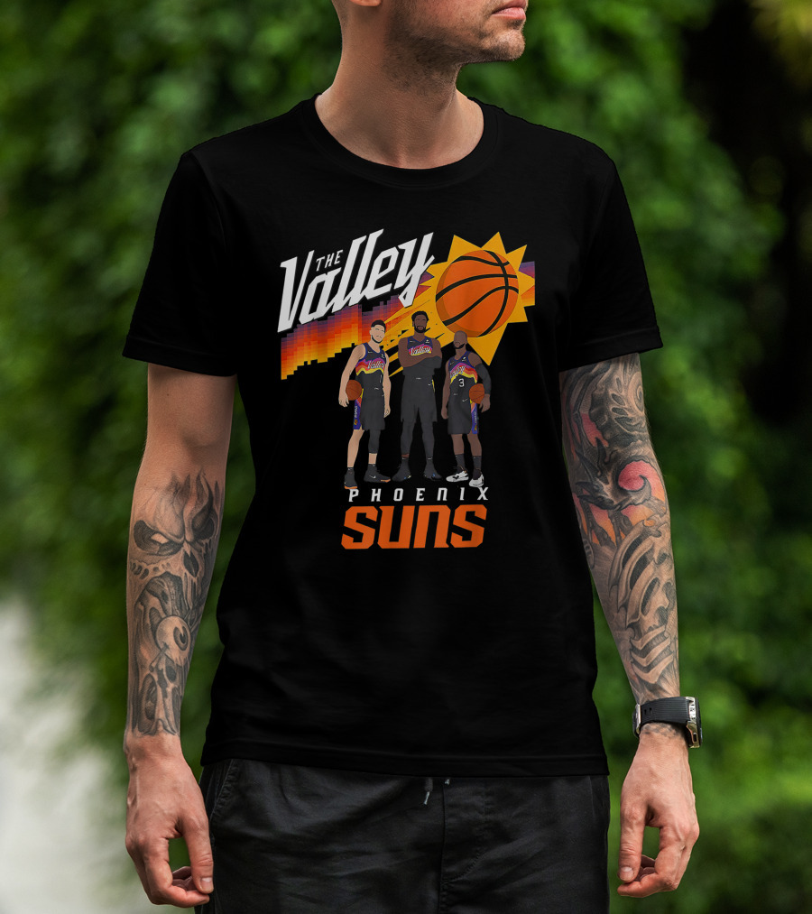 The Valley Phoenix Suns Basketball Players T-Shirt