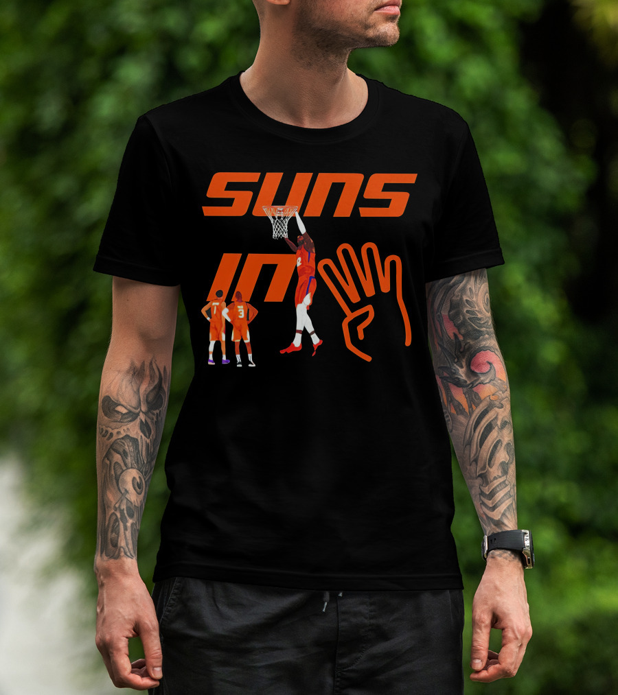 Suns In Four Basketball Slam Dunk Gesture T-Shirt