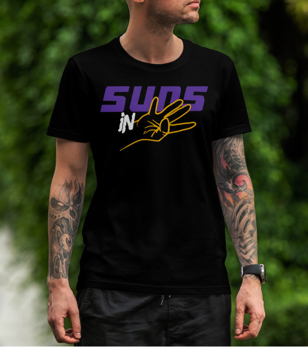 Suns In 4 Hand Gesture Phoenix Basketball Fans T-Shirt