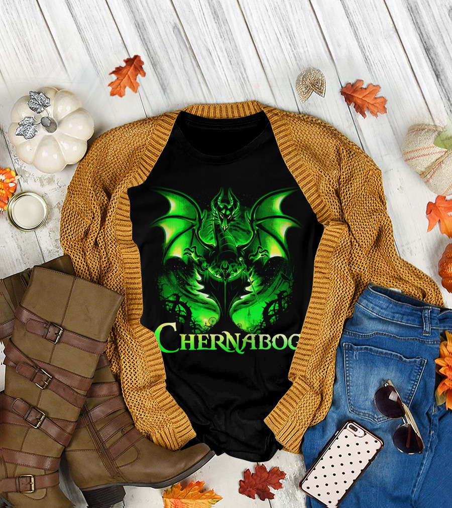 Chernabog Green Dragon Fantasy T-Shirt