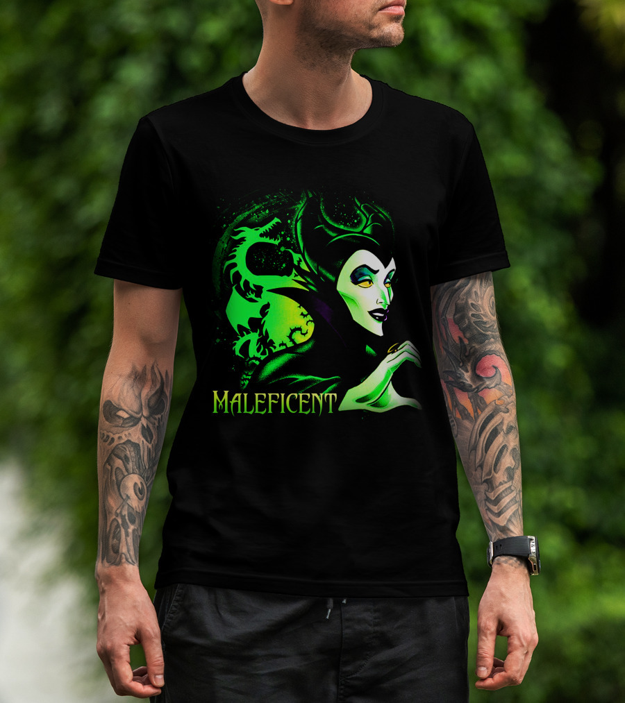 Maleficent 4 Green Dragon Iconic Character T-Shirt
