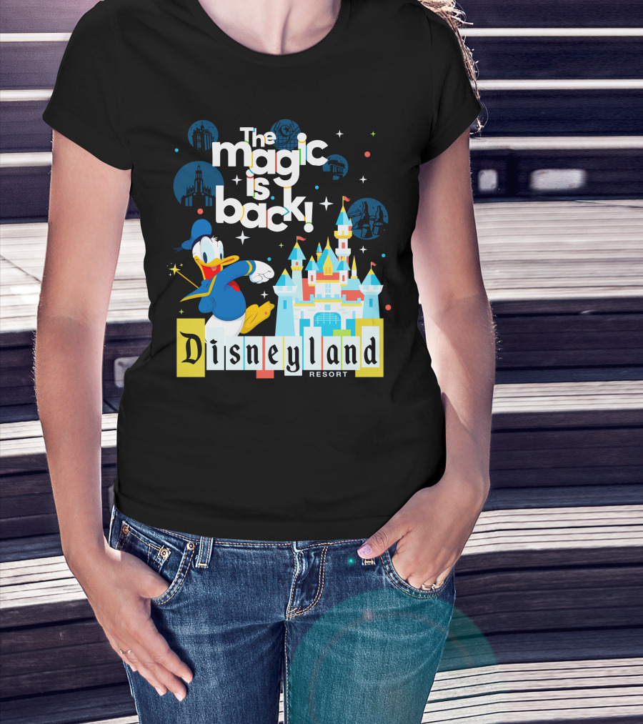 The Magic Is Back Disneyland Resort Donald Duck T-Shirt