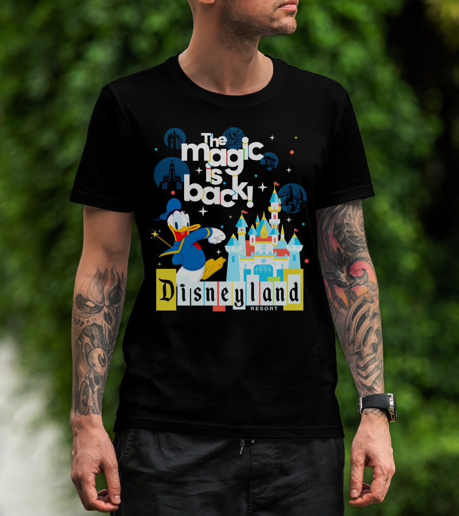 The Magic Is Back Disneyland Resort Donald Duck T-Shirt