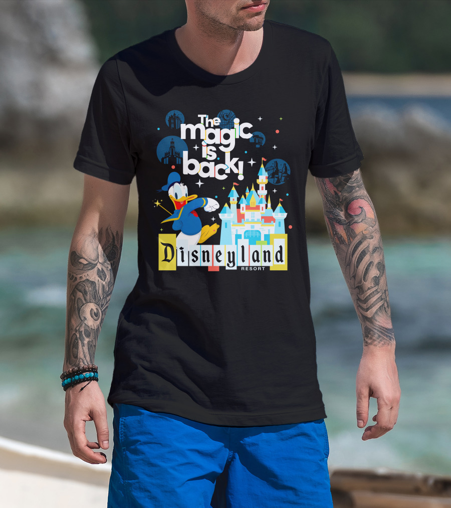 The Magic Is Back Disneyland Resort Donald Duck T-Shirt