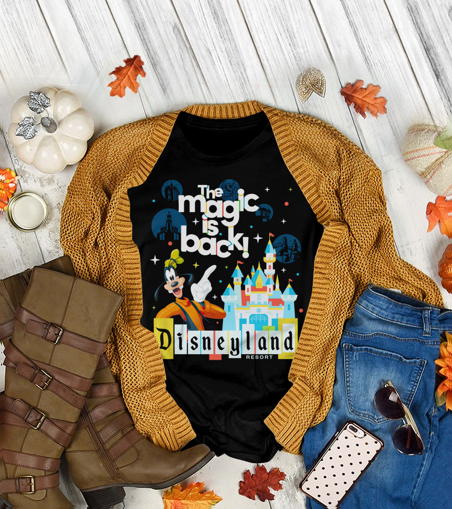 The Magic Is Back Goofy Disneyland Resort T-Shirt