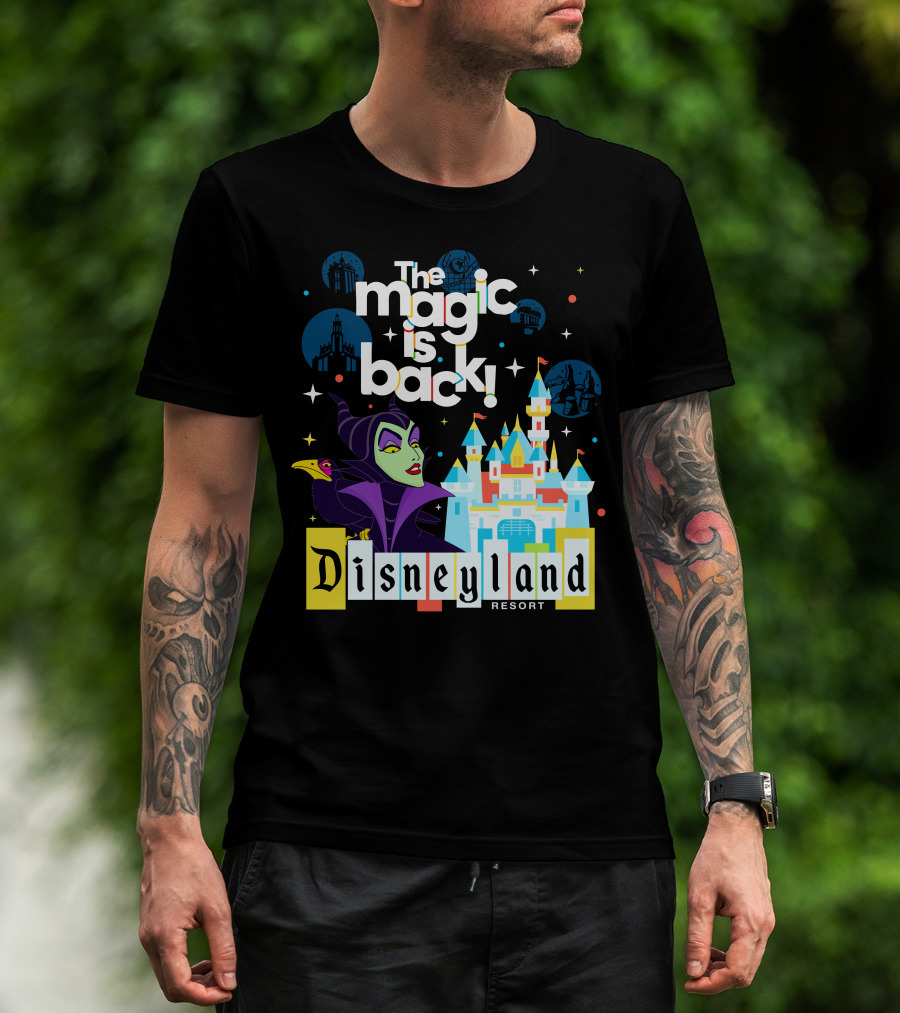 The Magic Is Back Maleficent Disneyland Resort T-Shirt