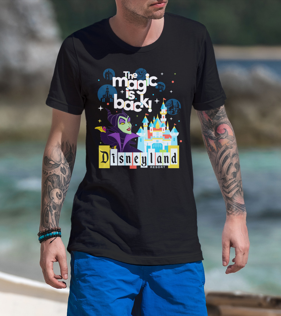 The Magic Is Back Maleficent Disneyland Resort T-Shirt