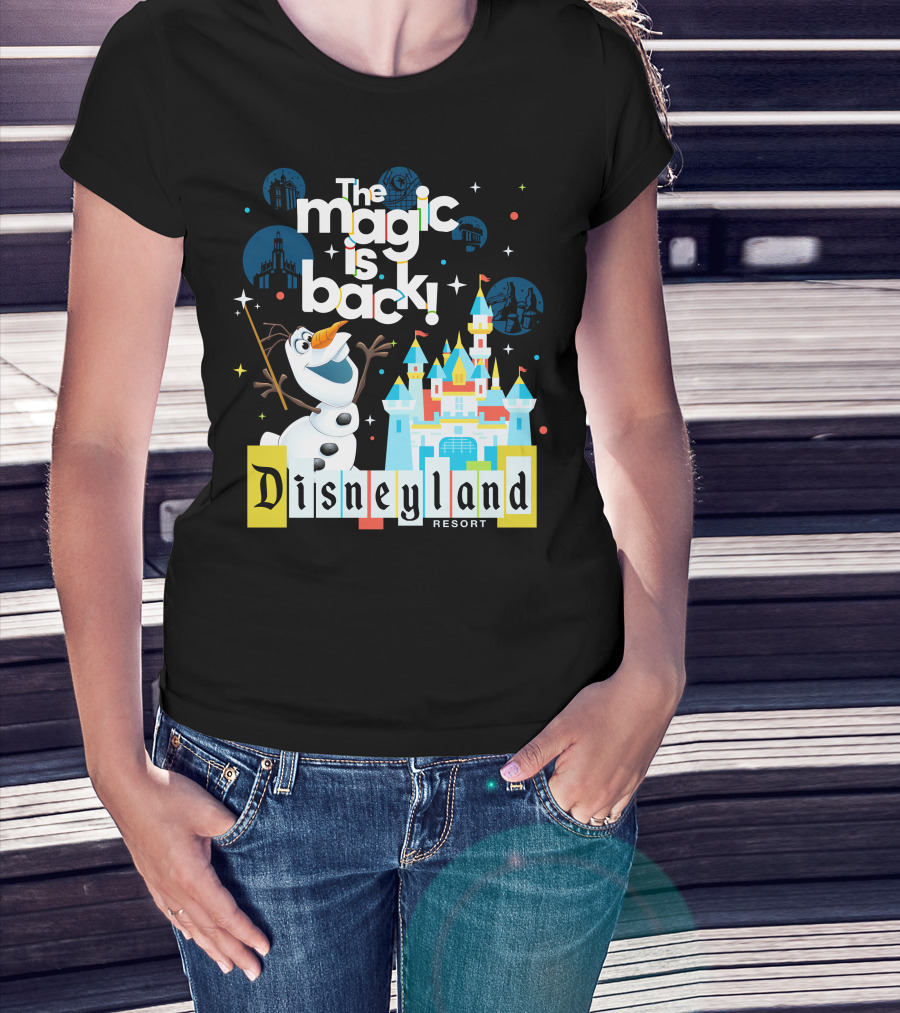 The Magic Is Back Olaf Disneyland Resort T-Shirt