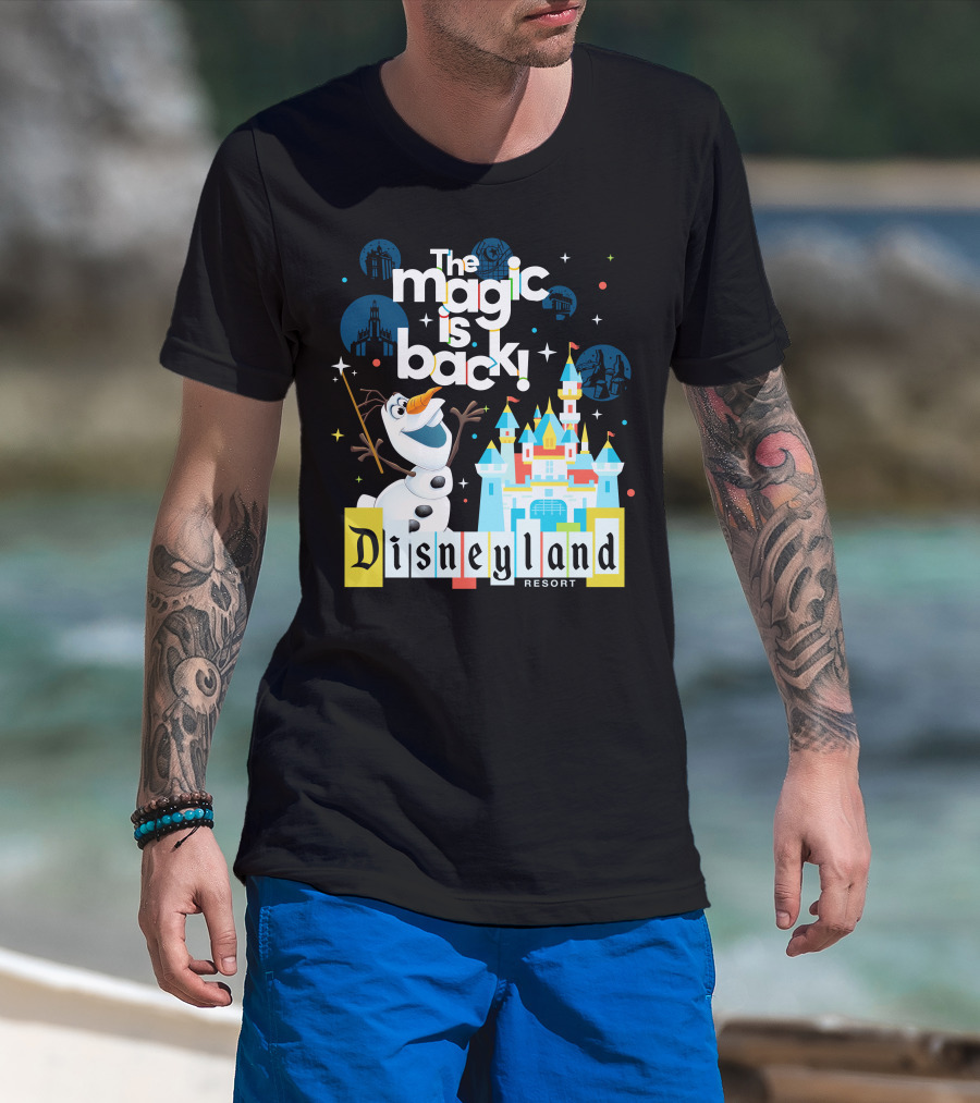 The Magic Is Back Olaf Disneyland Resort T-Shirt