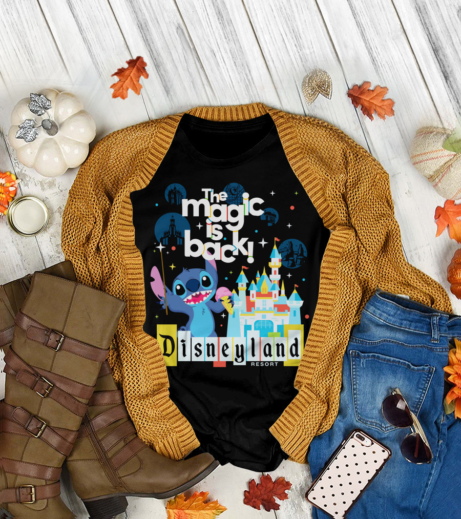 The Magic Is Back Stitch Disneyland Resort T-Shirt