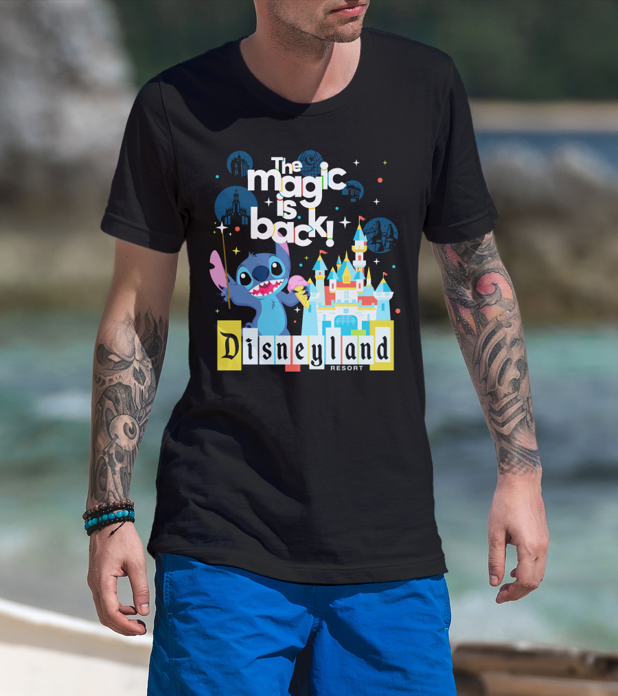 The Magic Is Back Stitch Disneyland Resort T-Shirt