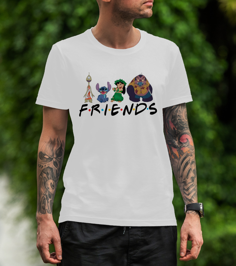 Friends Lilo And Stitch Characters Disney T-Shirt