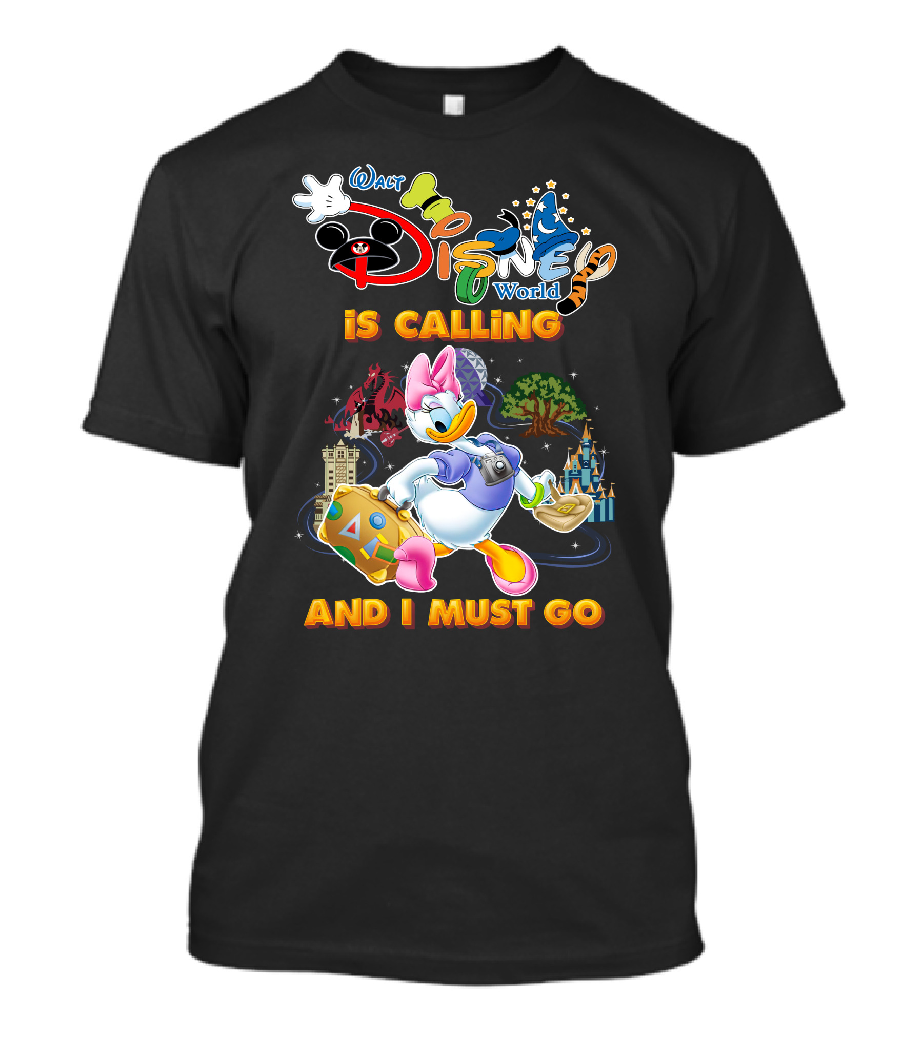 Walt Disney World Is Calling And I Must Go Daisy Duck T-Shirt