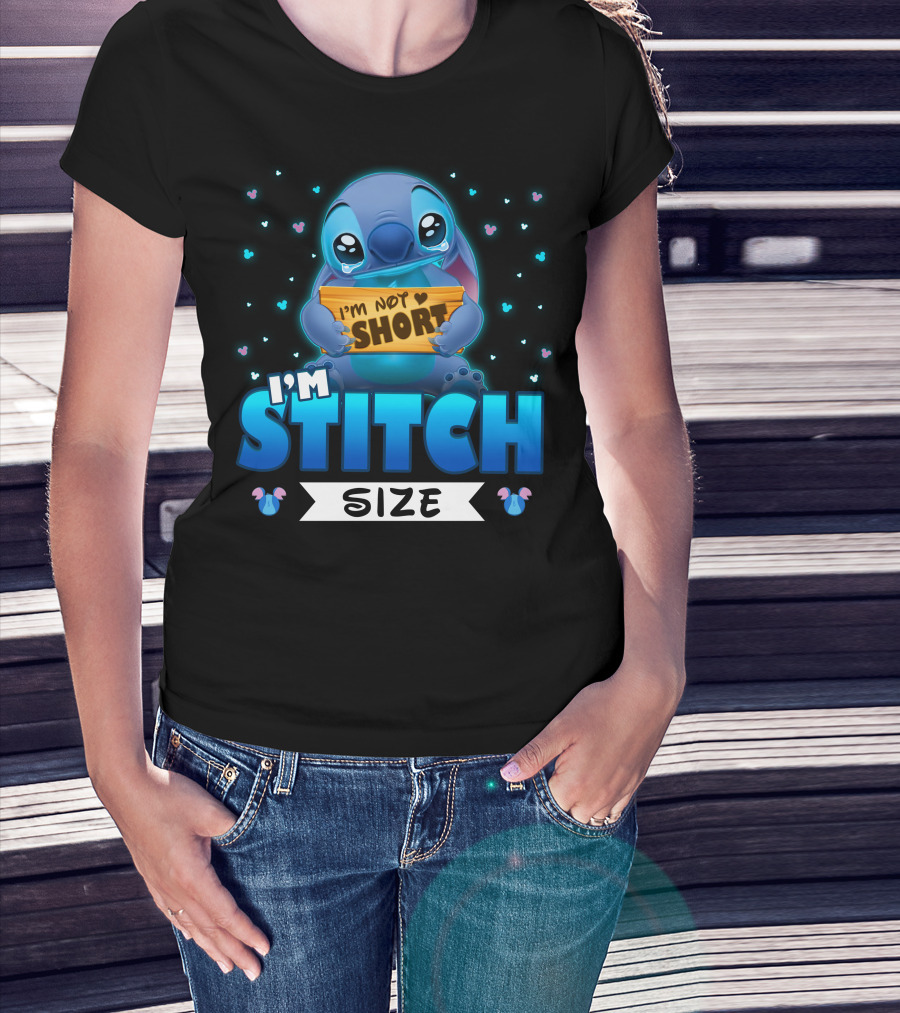 I'm Stitch I'm Not Short Size T-Shirt