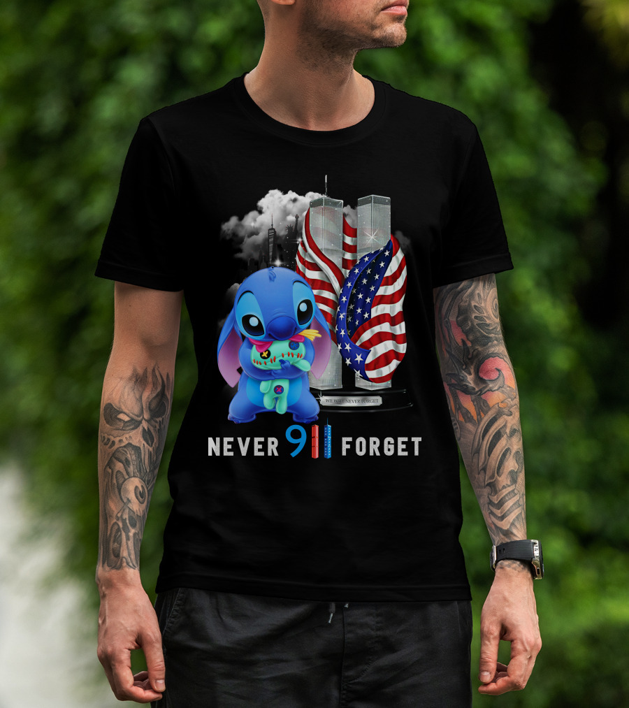 Never 911 Forget Stitch-D T-Shirt