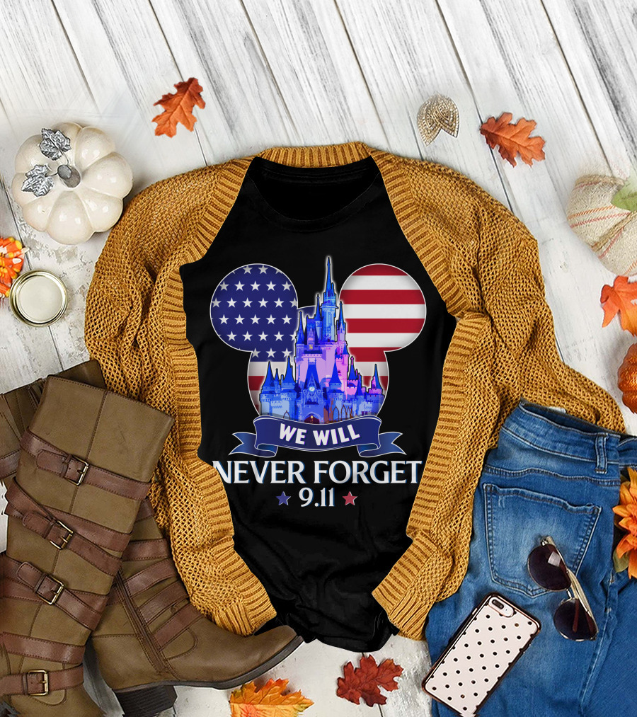 Castle We Will Never Forget 9.11 T-Shirt