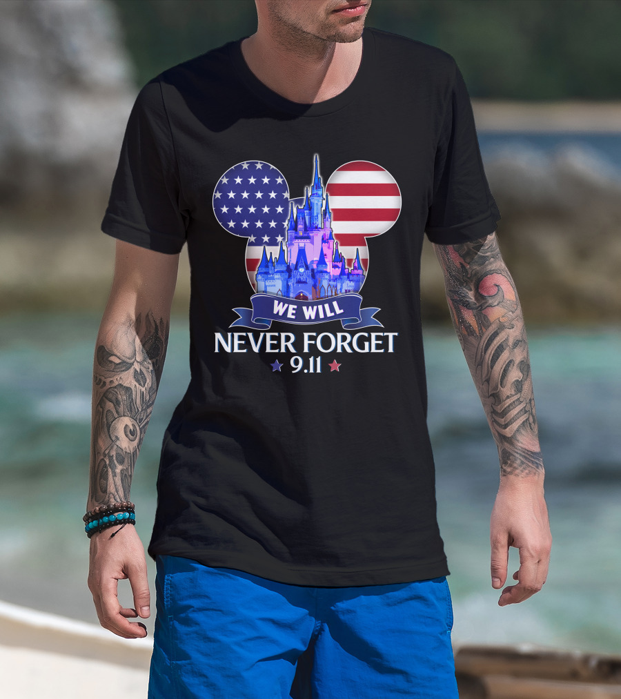 Castle We Will Never Forget 9.11 T-Shirt