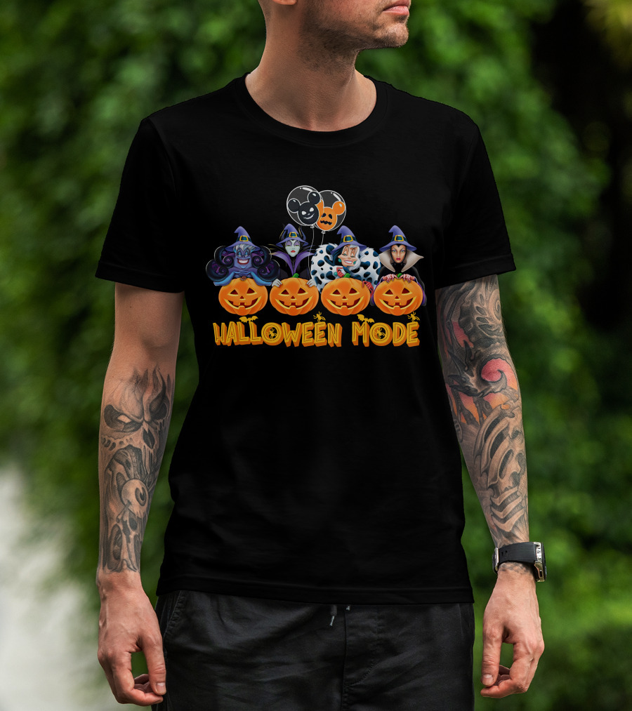 Halloween Mode Villains Pumpkins T-Shirt