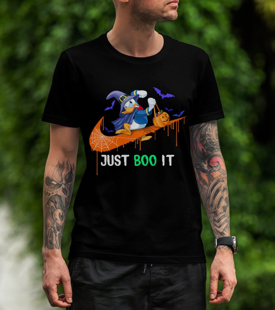 Just Boo It Donald Halloween Nike Theme T-Shirt