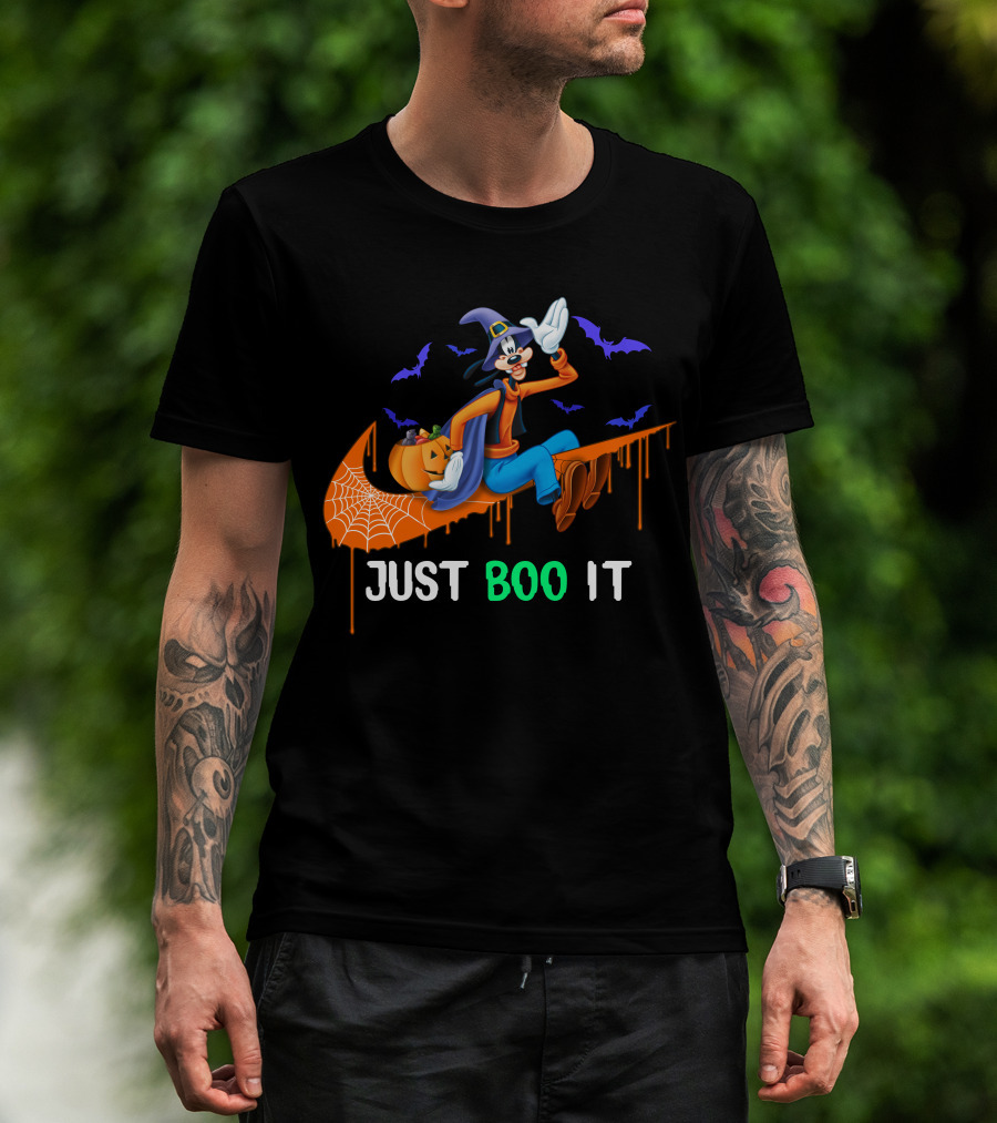 Just Boo It Goofy Halloween Nike T-Shirt