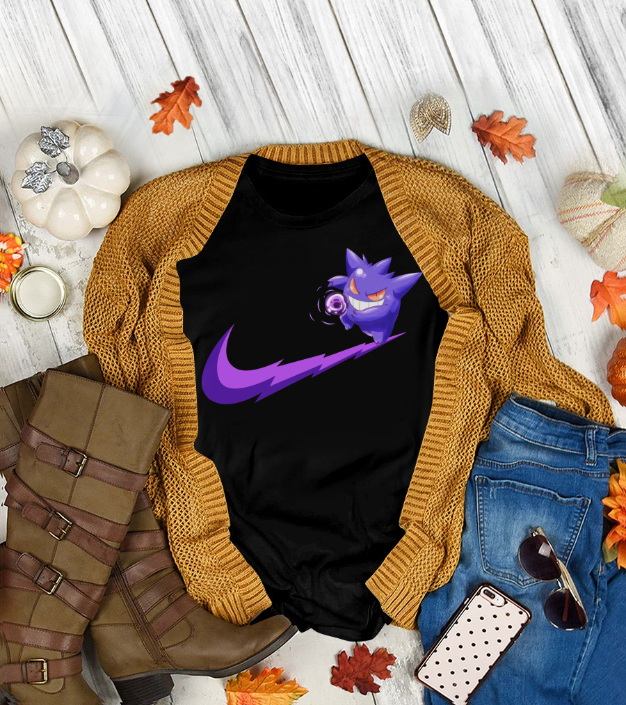 Gengar Ghost Type Nike Crossover T-Shirt