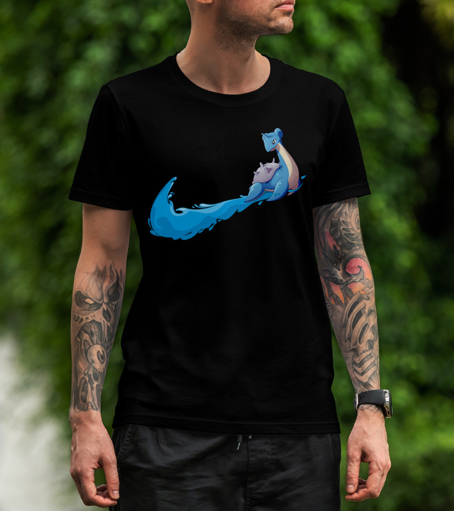 Lapras Water-Type Pokémon Splash T-Shirt