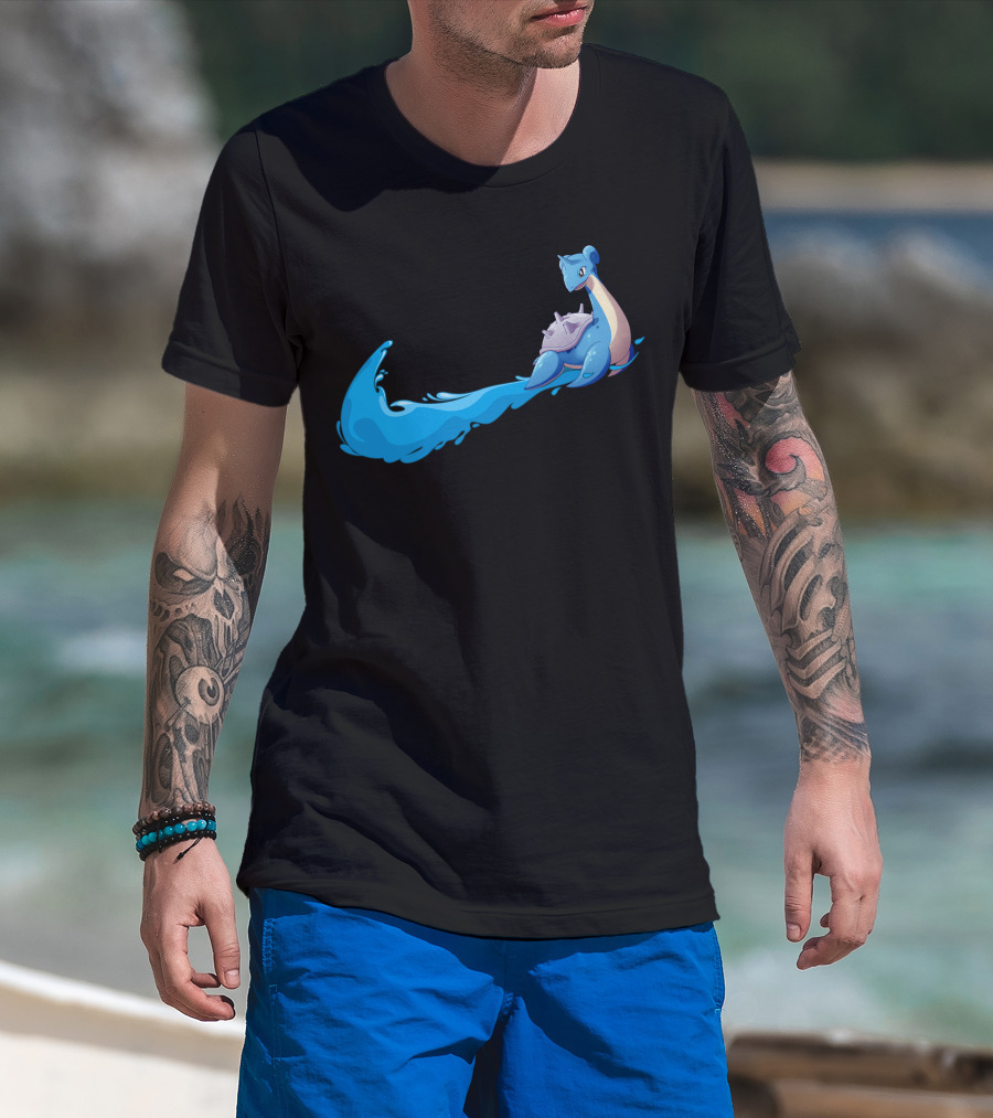 Lapras Water-Type Pokémon Splash T-Shirt