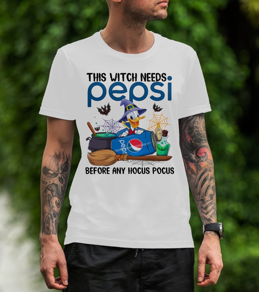 This Witch Needs Pepsi Donald Before Any Hocus Pocus T-Shirt