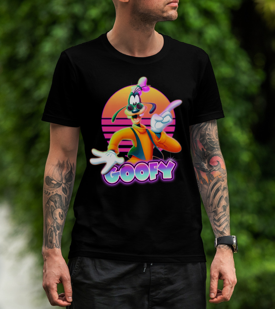 Goofy Retro 80S Sunset Aesthetic T-Shirt